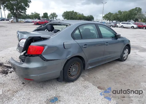 2013 Volkswagen Jetta S из США, поврежденный, VIN 3VW2K7AJ8DM292922